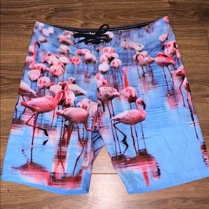 2/$10. Old Navy Flamingo shorts